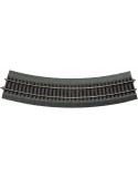 ROCO 42524 - Binario curvo R4, r 481,2mm 30° con massicciata