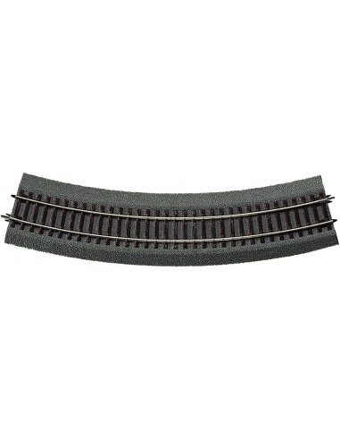 ROCO 42524 - Binario curvo R4, r 481,2mm 30° con massicciata