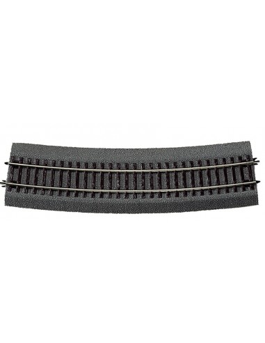 ROCO 42527 - Binario curvo R9, r 826,4mm  15° con massicciata