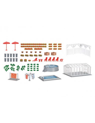 KIBRI 38614 - Set accessori giardino e piscina