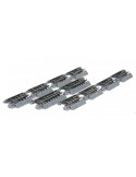 KATO 20-091 - Set binari diritti unitrack, 8 pz 29mm, 2 pz. 45,5mm, S29,S45