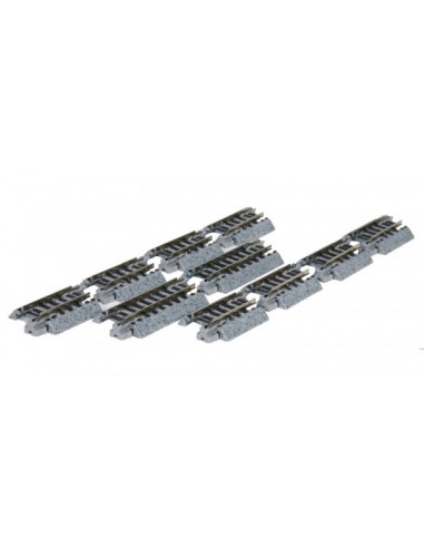 KATO 20-091 - Set binari diritti unitrack, 8 pz 29mm, 2 pz. 45,5mm, S29,S45