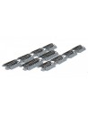 KATO 20-091 - Set binari diritti unitrack, 8 pz 29mm, 2 pz. 45,5mm, S29,S45