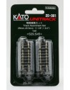 KATO 20-091 - Set binari diritti unitrack, 8 pz 29mm, 2 pz. 45,5mm, S29,S45
