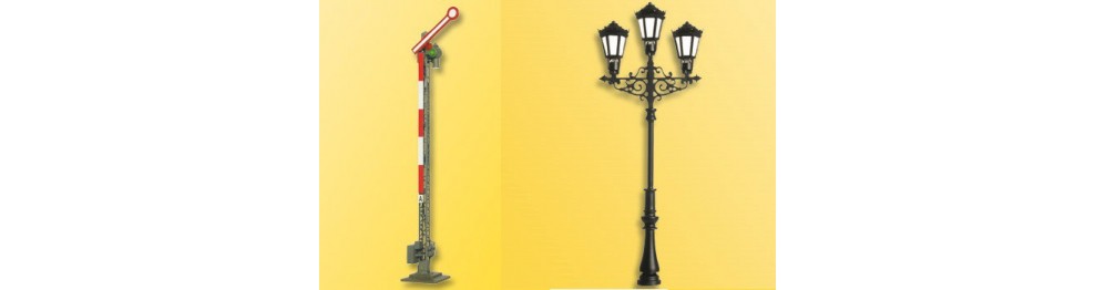 Ampeln und Straßenbeleuchtung